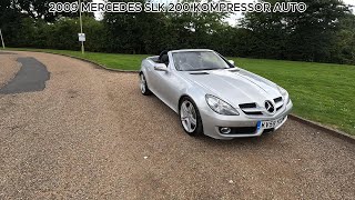 2009 MERCEDES SLK 200 KOMPRESSOR AUTO [upl. by Ecinad]