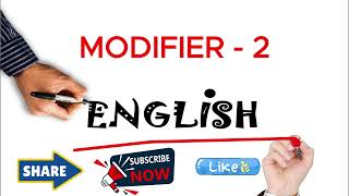 quotModifiers in English A Guide to Effective Writing for Class XIXIIquot [upl. by Afatsum]