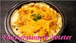 Fløtegratinerte Poteter Recipe Potato Dauphinoise [upl. by Elinore]