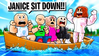 DAYCARE KIDS PLAY BOAT RIDE BUILD TO SURVIVE RUNING HEAD AND CATNAP  Roblox  Funny Moments [upl. by Stevie]