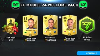 FC MOBILE 24 BETA IS HERE I GOT MBAPPE HAALAND NEYMAR  FC MOBILE 24 [upl. by Randolph]