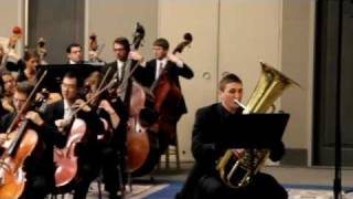 John DiCesare  Tuba YTSO 2011  Introduction Video [upl. by Hnirt878]