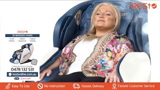 Intelligent iRest massage chair A305 [upl. by Ynnol]