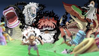 LUFFY FACED ALL GOROSEI Fan animation  One Piece chapter 1110 [upl. by Dorwin272]