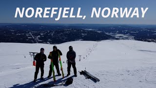 SKIING IN NORWAY  NOREFJELL 4K [upl. by Tallu607]