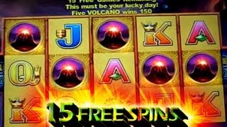 15 Free Spins  Big Win on Island Chief  5c Aristocrat Video Slot [upl. by Ot]