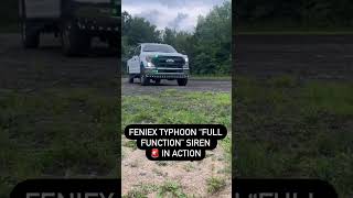 The Feniex Typhoon FULL FUNCTION Siren on a Ford Truck siren firstresponders [upl. by Elleahcim]