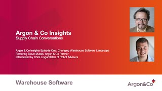 Episode One Changing Warehouse Software Landscape [upl. by Kciderf]