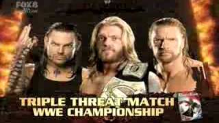 WWE Armageddon Promo Jeff Hardy vs Triple H vs Edge promo custom 2 [upl. by Odo]