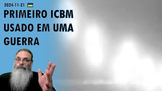 Ucrânia 20241121 RUSSOS usam ICBM pela PRIMEIRA VEZ em uma GUERRA atingindo CIDADE de DNIPRO [upl. by Avert]