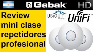 Repetidor profesional Ubiquiti UniFi  Mini clase de instalación wireless  inalambrico wifi [upl. by Laynad186]