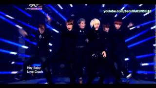 MR Removed Super Junior  ACHA 1st comeback stage [upl. by Eimmas]