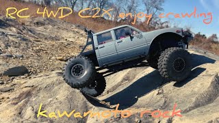 RC 4WD C2X enjoy crawling [upl. by Purse488]