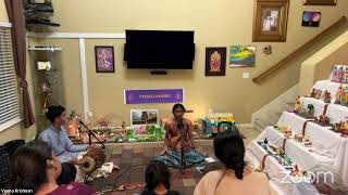 VeenaVaadini 5th Annual Navarathiri Celebrations  Day 9  Veena Krishnan Vocal [upl. by Darb347]