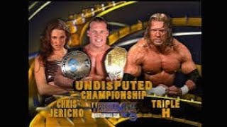 WWE2K14 Y2J VS HHH UNDISPUTED WWF CHAMPİONSHİP WM 18 [upl. by Akkire]