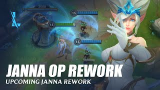 Janna OP Rework  Wild Rift [upl. by Notsuj587]