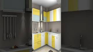 top design color combinations modern kitchen shortvideo trending [upl. by Olag315]