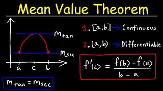 Mean Value Theorem [upl. by Mcintyre149]