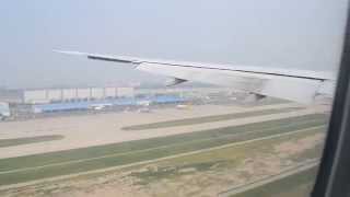 Air Canada Boeing 777300ER CFIUL Landing Beijing China PEK [upl. by Auhsej]