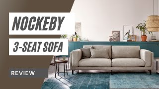 Nockeby 3Seater Sofa Review  Ikea [upl. by Anua45]