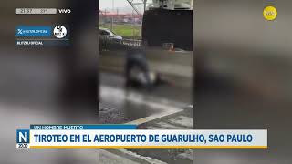 Tiroteo en el aeropuerto de Guarulho Sao Paulo │N2030│081124 [upl. by Sirdi261]