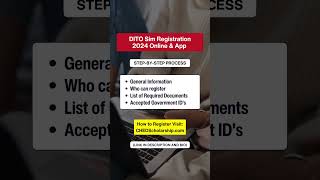 DITO Sim Registration Online Link 2024 [upl. by Holihs]