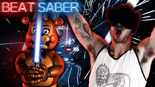 MORE FIVE NIGHTS AT FREDDYS SONGS ON BEAT SABER With New Green Screen [upl. by Ennahgem]