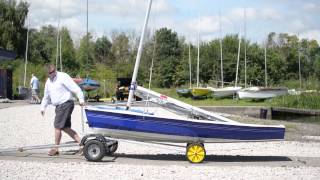 HOW TO GUIDES  Loading and Unloading A Dinghy Trailer [upl. by Ahsahtan495]