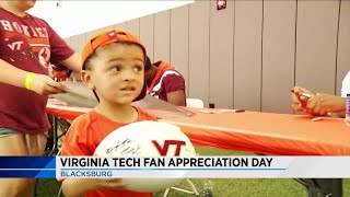 Virginia Tech hosts annual Fan Appreciation Day [upl. by Trellas]