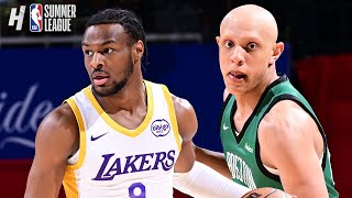 Boston Celtics vs Los Angeles Lakers  FULL Game Highlights  July 15 2024 NBA Summer League [upl. by Eelegna898]