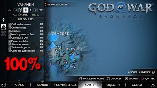 LES DOLINES  TOUS LES COLLECTIBLES  CORBEAUX  COFFRES  VANAHEIM  GOD OF WAR RAGNAROK [upl. by Angelico]