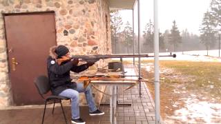 PTRS41 AT Rifle shooting [upl. by Ardnoik208]