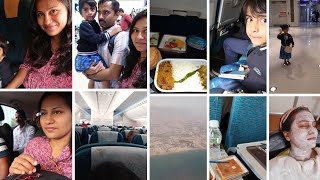 India to UK  Travelling alone with toddlerನಮ್ಮ Flight ಜರ್ನಿ from India to London Hi5Kannadavlogs [upl. by Botnick493]