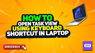 How to open task view using keyboard shortcut in laptop 2024 [upl. by Ly607]