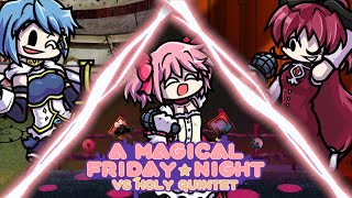 A Magical Friday Night VS HOLY QUINTET DEMO SHOWCASE  Friday Night Funkin Mod [upl. by Nimajaneb181]