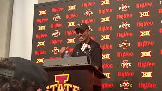 Matt Campbell postgame press conference Baylor [upl. by Aizan]