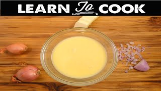 Learn To Cook How To Make Beurre Blanc [upl. by Butta]