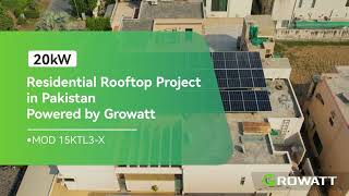 20kW Solar System Powering Sustainable Living in Pakistan [upl. by Arnoldo458]