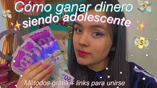 Cómo GANAR DINERO siendo ADOLESCENTE TOTALMENTE GRATIS [upl. by Savinirs]