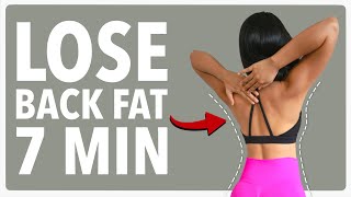 Back Workout For Women At Home🔥Lose Back Fat🔥Back Workout  7 min Back Fat Workout [upl. by Atteroc]