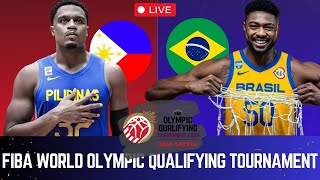 🔴LIVE GILAS PILIPINAS VS BRAZIL  Live Score and Commentator gilas basketball [upl. by Onileva]