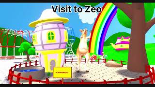 Visiting a cartoon zoo 😍💝 trending [upl. by Reena324]