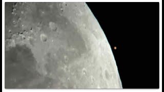 4KHDR The Occultation of Mars 2023 [upl. by Animsay]