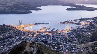 Lyttelton Harbour Timelapse A Look at New Zealands Famous Harbour [upl. by Phaih]