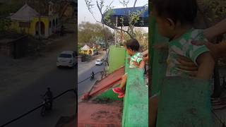 rasta dekhbe bole kothay uthe bose ache😳😳shorts littlecanvas viral cute kkk2 funnyvideo [upl. by Lewert]