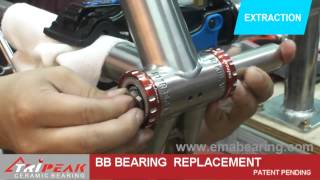 Tripeak BearingIntegarted BB bearing replacement [upl. by Annadiana]