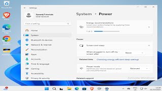 How To Change Sleep Settings in Windows 11 [upl. by Oirevas999]