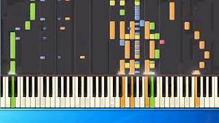 R Kelly Fiesta mh Piano Tutorial Synthesia [upl. by Itsirc557]