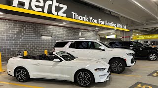 Hertz Thrifty Car Rental Selection  Newark International Airport EWR Presidents Circle Gold [upl. by Georg]