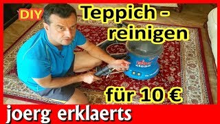 Genial einfach Teppichreinigung Polsterreinigung so wirds gemacht Tutorial Nr203 [upl. by Iggie]